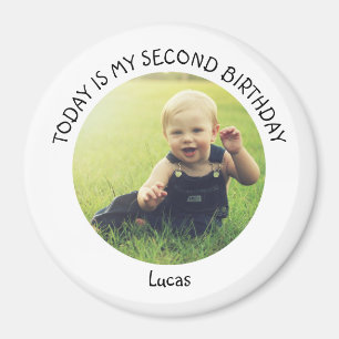 Imán Nombre de año de Personalizado lindo foto de fiest
