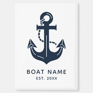 Imán Nombre de barco ancla náutica
