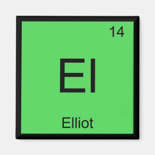 Imán Nombre de Elliot Química Elemento Tabla Periódica
