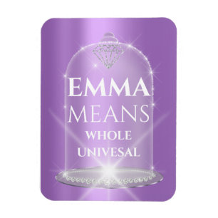 Imán Nombre de Emma Significado Boda Bridal Cumpleaños