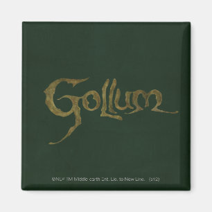 Imán Nombre de GOLLUM™ - texturizado