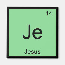Nombre de Jesús Química Elemento Tabla Periódica