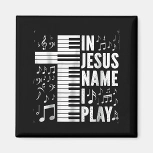 Imán Nombre de Jesús Toca el piano Teclado Adoración Cr