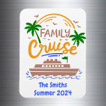 Imán Nombre de la familia Buque Cruceros en la puerta d<br><div class="desc">Este diseño puede ser personalizado en el área proporcionada cambiando la foto y/o el texto. O puede personalizarse haciendo clic en Personalizar esta plantilla y, a continuación, eligiendo la opción de hacer clic en el personalizar y eliminando o cambiando el color del fondo, agregando texto, cambiando el color o estilo...</div>