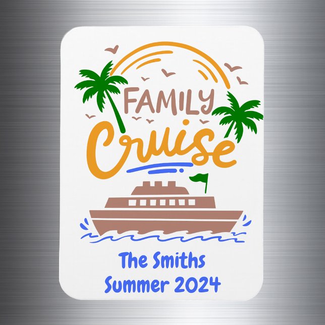 Imán Nombre de la familia Buque Cruceros en la puerta d (Subido por el creador)