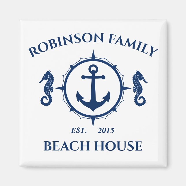 Imán Nombre de la familia Casa de la Casa del caballito (Frente)