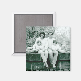 Imán NOMBRE DE LA Familia FOTO eterna Keepsake Diversió