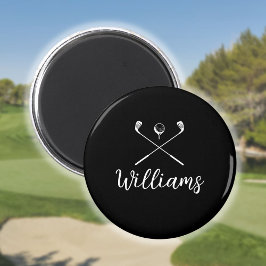 Imán Nombre de Palos de Golf con Letra Personalizada