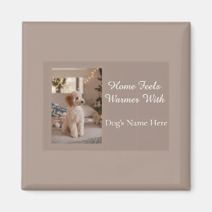 Imán Nombre de Perro Personalizado, Regalo Personalizad