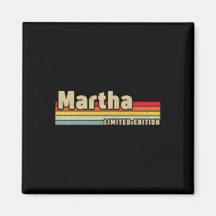 Imán Nombre de regalo de Martha Cumpleaños personalizad