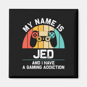 Imán Nombre de regalo personalizado Jed divertido cumpl
