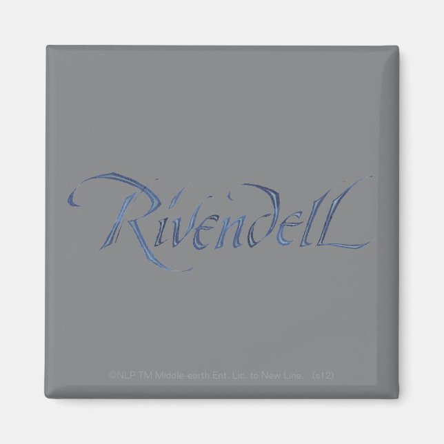 Imán Nombre de Rivendell texturizado (Frente)