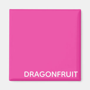 Imán Nombre del color rosa de la fruta de la bebida