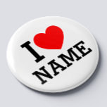Imán Nombre del corazón<br><div class="desc">Escriba el nombre o texto deseado en la sección de nombres.</div>