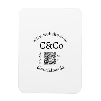 Imán nombre del logotipo letra empresa redes sociales s