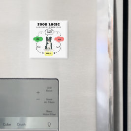 Imán Nombre del perro Personalizado de la lógica de ali