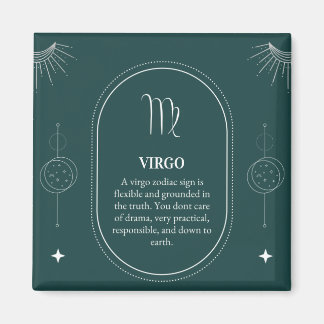 Imán Nombre del personalizar Virgo 12 signos del Zodiac