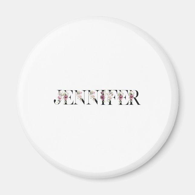 Imán Nombre Jennifer (Frente)