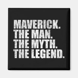 Imán nombre Maverick,Maverick El Hombre El Mito La Leye