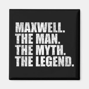 Imán nombre Maxwell, Maxwell El Hombre El Mito La Leyen
