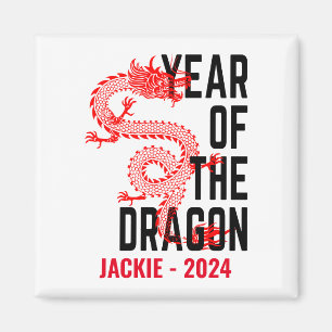 Imán Nombre Personalizado Año del Dragón Año de Nacimie