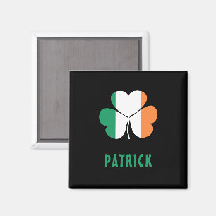 Imán Nombre personalizado Celtic Ireland Shamrock Irish