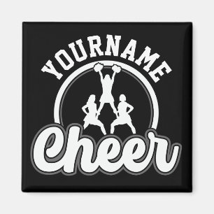 Imán NOMBRE Personalizado Cheer equipo Varsity CheerLea
