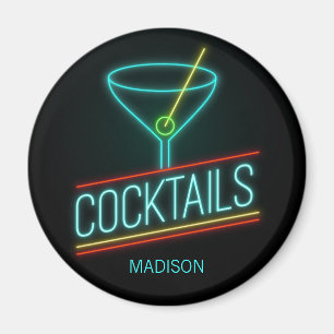 Imán Nombre personalizado COCTAILS