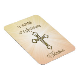 Imán Nombre personalizado, décimo aniversario de la Ord