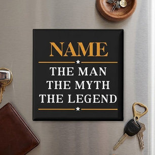 Imán Nombre Personalizado El Hombre El Mito La Leyenda