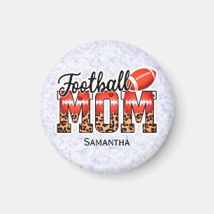 Imán Nombre personalizado Mamá de fútbol Día de la Ma