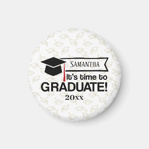 Imán Nombre personalizado y regalo de graduación de año