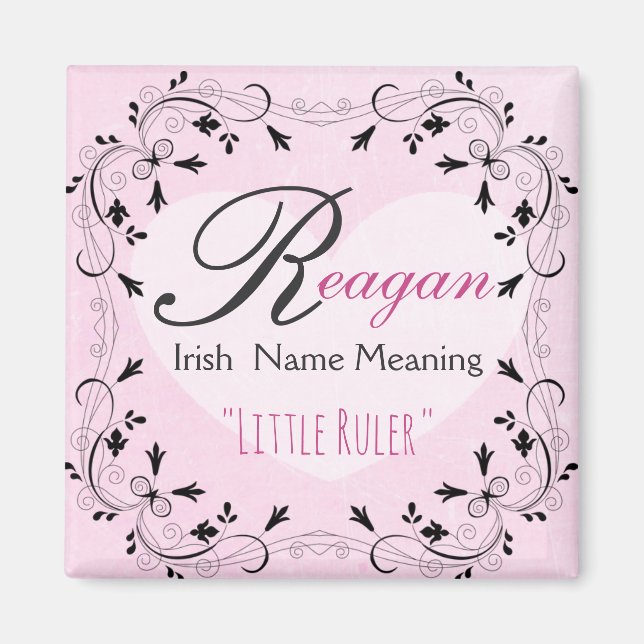 Imán Nombre que significa imán: Reagan, pequeño goberna (Frente)