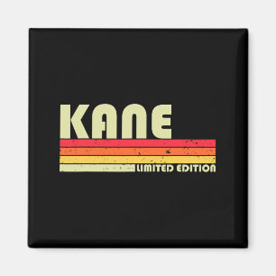 Imán Nombre Regalo Kane Personalizado Divertido Retro V