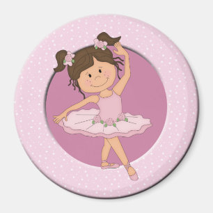 Imán Nombre rosado lindo del personalizado de la