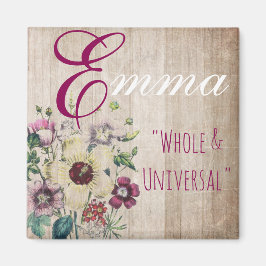 Imán Nombre significa imán, Emma "completo y universal"