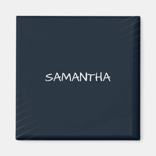 Imán Nombre simple personalizado