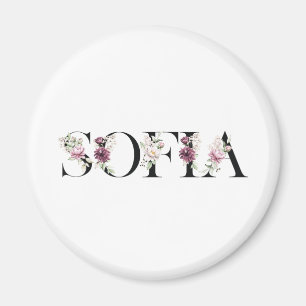 Imán Nombre Sofía.