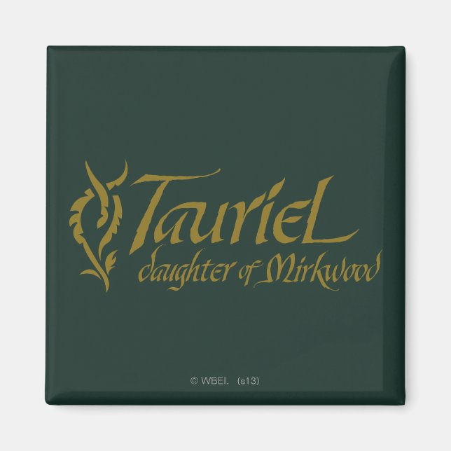 Imán nombre TAURIEL™ (Frente)
