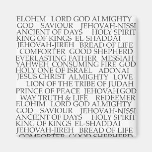 IMÁN NOMBRES DE DIOS