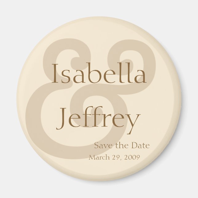 Imán Nómina de nombres (Personalizable) (Frente)