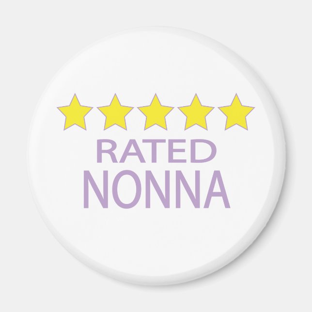 Imán Nonna de cinco estrellas (Frente)