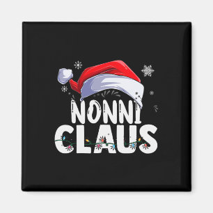 Imán Nonni Claus Xmas Familia Que Coincide Con La Abuel