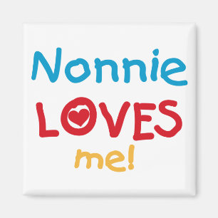 Imán Nonnie me ama camisetas y regalos