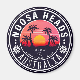 Imán Noosa Head Australia Vieja Retro Souvenirs 80