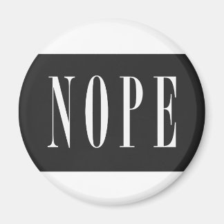 Imán NOPE - BlackBox blanco