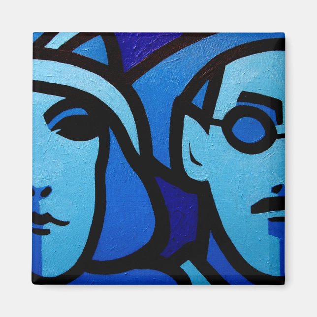 Imán Nora Barnacle y James Joyce (Frente)