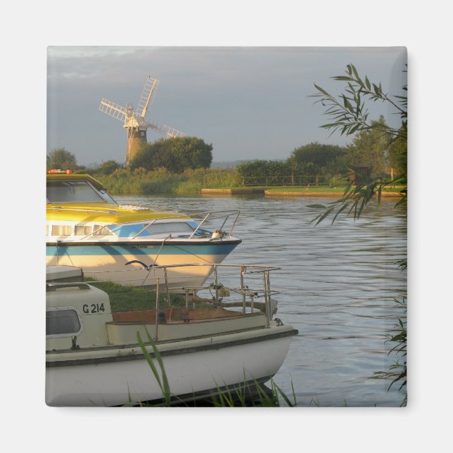 Imán Norfolk Broads 'Fridge Magnet (Frente)