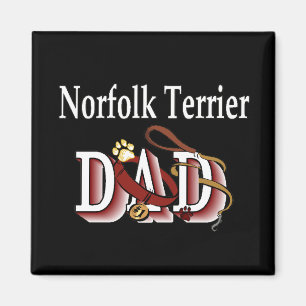 Imán norfolk terrier dad dad papá Magnet
