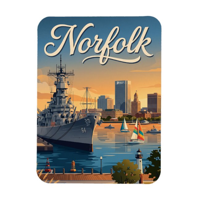 Imán Norfolk, Virginia (Vertical)